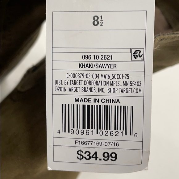 Olive Green Merona booties size 8 1/2 - Picture 5 of 5